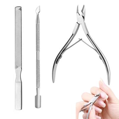 MILANQW Antibacterial Electroplating Finish Nail Care Tool Cuticle Nail Nippers All In One Portable and Safe Design Professional Nail Beauty At Home