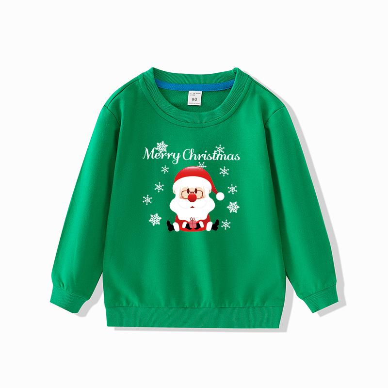 Toddler Girls' Christmas Sweatshirt - Spring/Autumn Pullover, New Southeast Asia Arrival