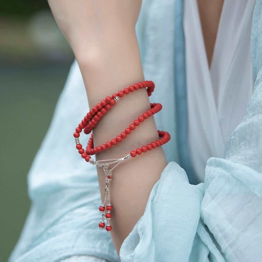 Handmade Muslim Prayer Beads Chain Imitation Turquoise Cultural Accessory For Daily Worship And Fashion Jewelry