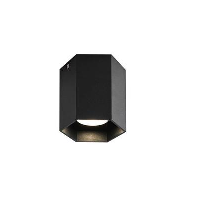 Surface-mounted Spotlight Ceiling Light - NETTLIFE - GU10 - Black - Metal - 1 Bulb