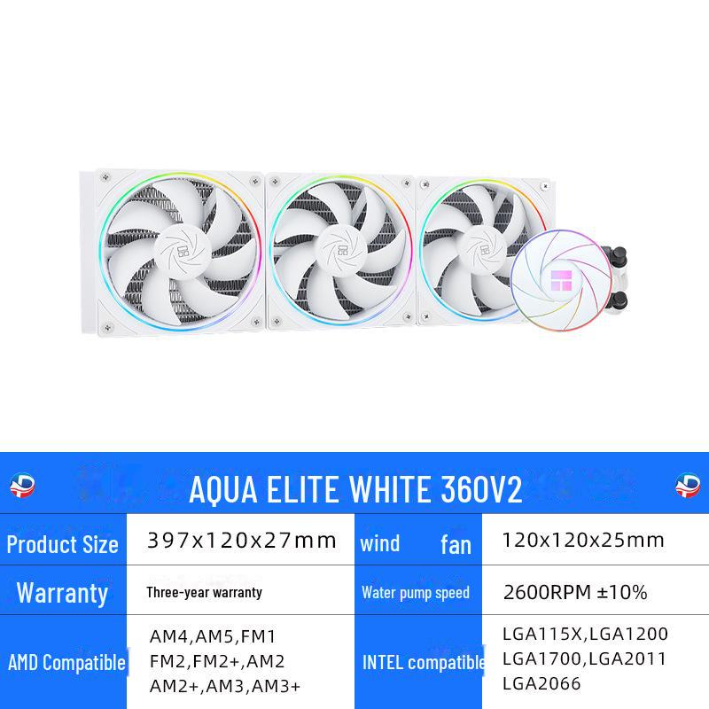 Thermalright AE240/AE360 V2 ARGB Schwarz & Weiß All-In-One Wasserkühlung