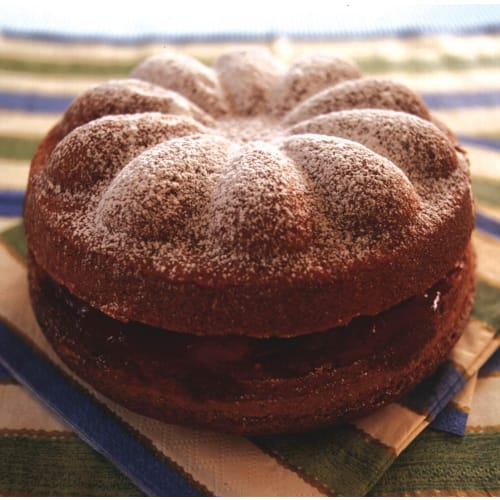 Tiger Crown Silver Cake Pan, 158 x 50mm, Flower Cake Pan, Chrome Plated Steel, 10 Wave Pattern, 1095