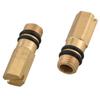6 Pieces Cold Water Conversion Kit with Brass Adapters for Standard Faucets No Tools Needed for Setup Compact Design