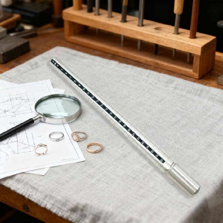 User Friendly Ring Sizer Instrument Featuring Metal Build for Convenient and Precise Jewelry Fit Assessment