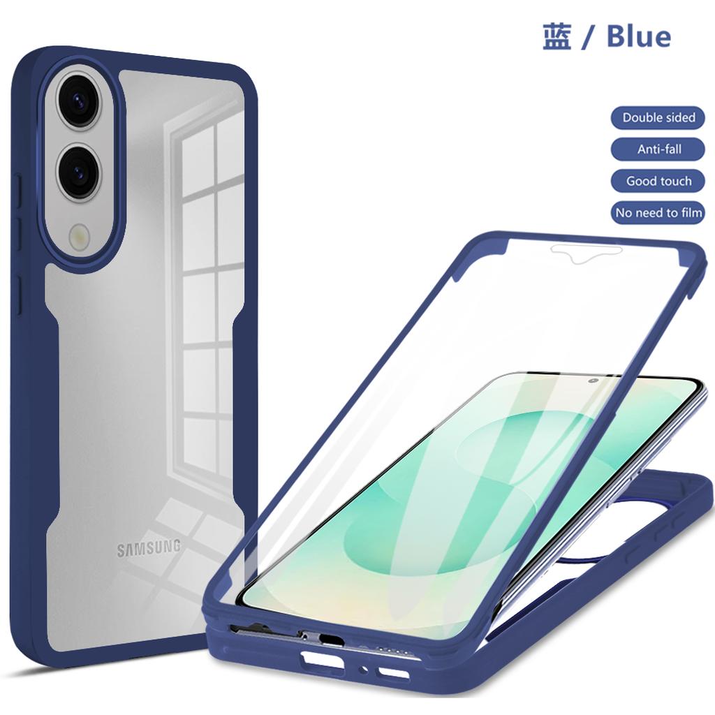 Full Body Protection Shockproof Case for Samsung Galaxy S25 Edge S24 Ultra S23 FE Plus Protective Cover Clear Fundas Coque Capa