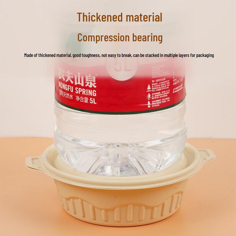 Eco-Friendly Corn Starch Disposable Takeaway Bowls with Lids
