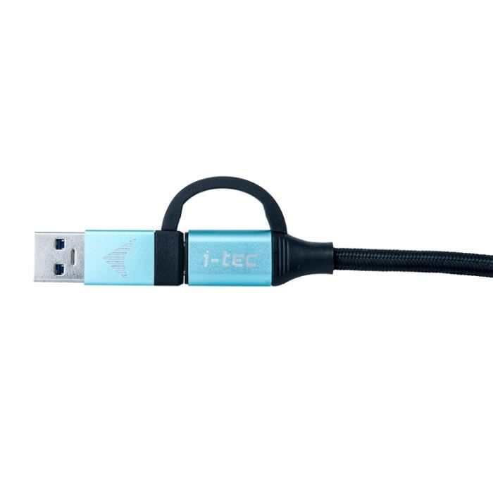 USB-C To USB-C Cable – I-Tec – 100 W – Integrated Adapter