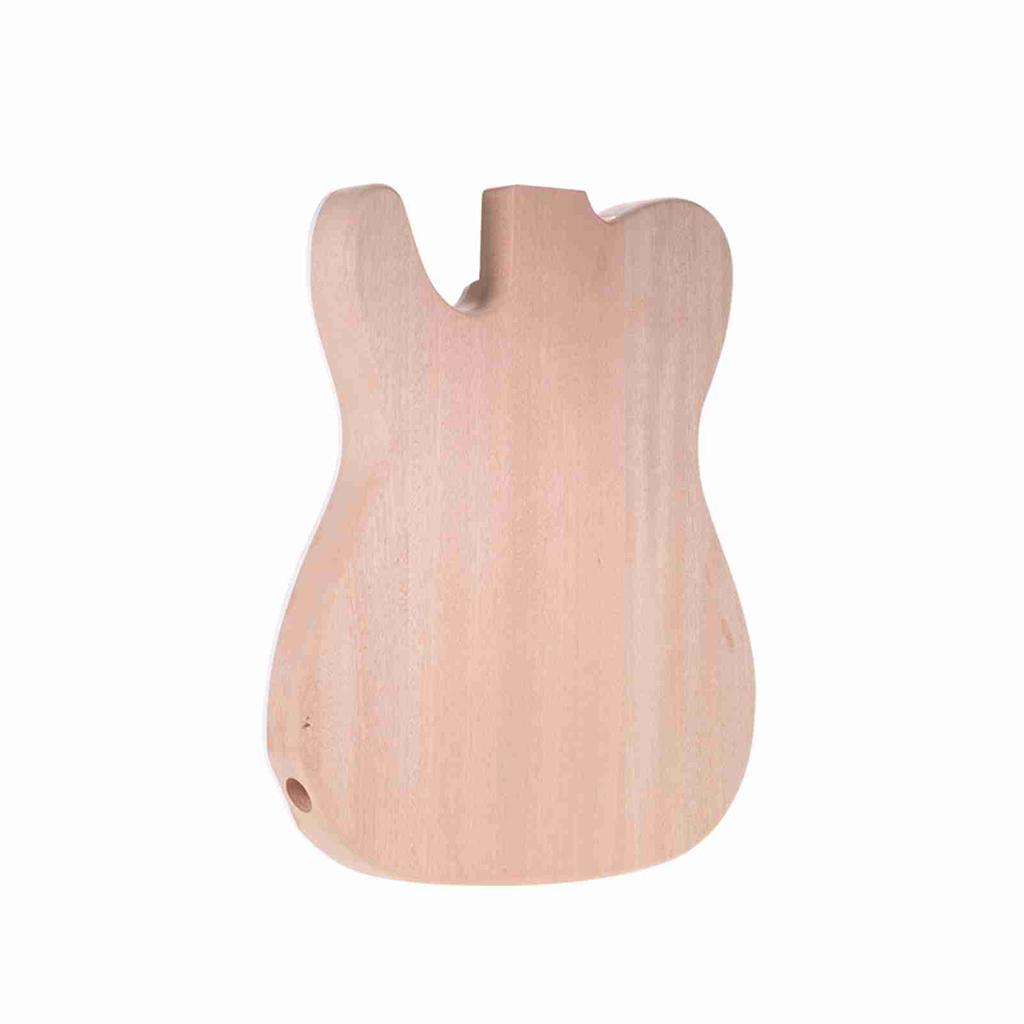 Unfinished Electric Guitar Body Blank Guitar Body Barrel DIY Mahogany and Composite Wooden Body Guitar Parts