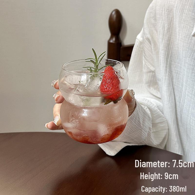 Large Capacity High Borosilicate Glass Coffee Mug - Stylish Breakfast or Milk Cup