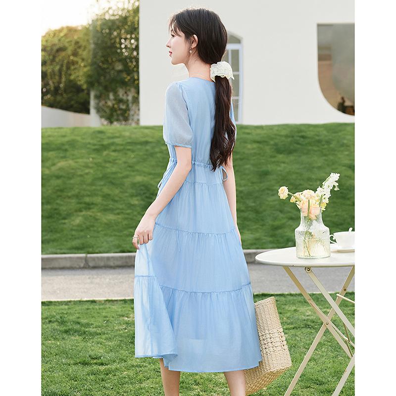 Design Sense Niche Fashionable Temperament Slim Short Dress