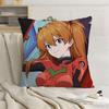 Asuka Langley Soryu Asuka Anime Girl Pillow Case Pattern Printed Pillowcase For Living Room Sofa Cushion Cover