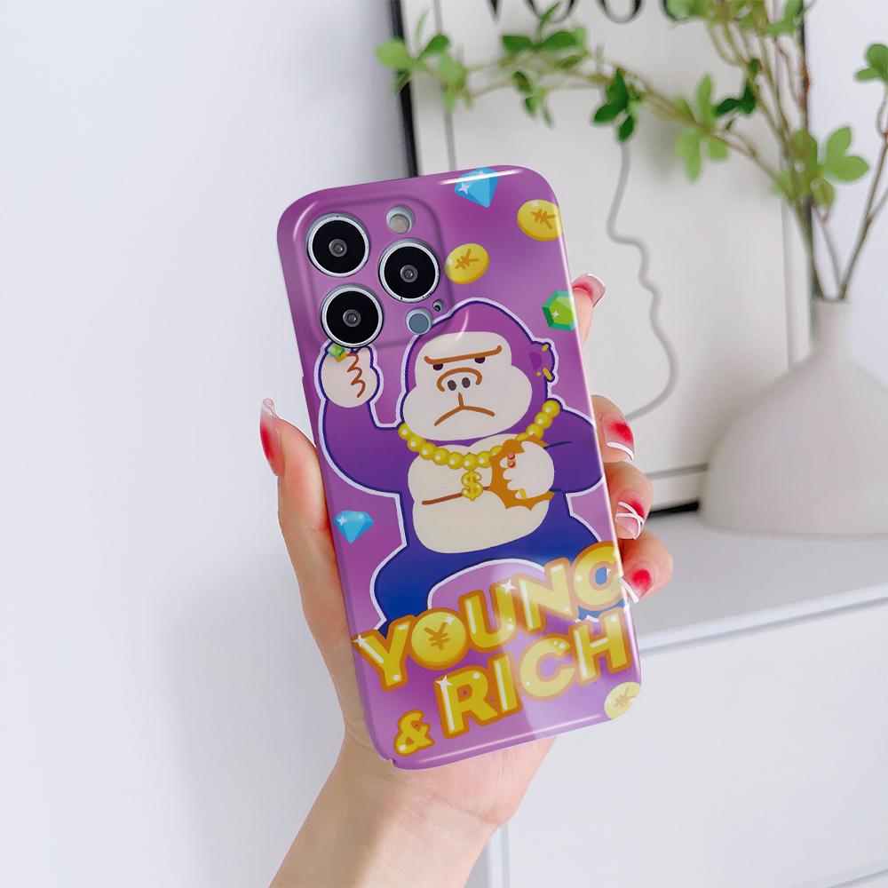 All-inclusive Film Handyhülle Cartoon Mode Design Hartschale Vollständige Abdeckung Kameraschutzhülle für Samsung Xiaomi Poco Redmi Infinix Tecno