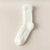 Women Winter Thickened Warm Not Foot Not Hair Coral Wool Home Sleep Tube Moon Socks