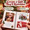 6-Pack Christmas Gift Card Book Covers Spiral Bound Holiday Gift Card Organizer 10 Themed Pages Festive Kids Teens