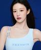XEXYMIX Asymmetrical Logo Banding Crop Top Xfk1Bl1502