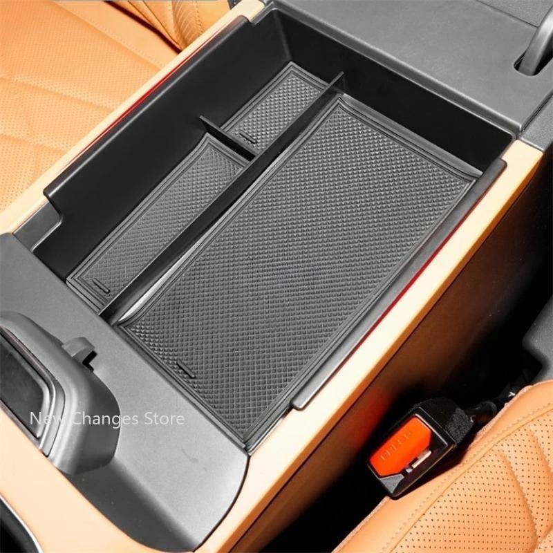For Geely Galaxy Starship 7 2025 2026 Car Styling Center Console Armrest Storage Box Compartment Organizer Cover Upgrade Parts