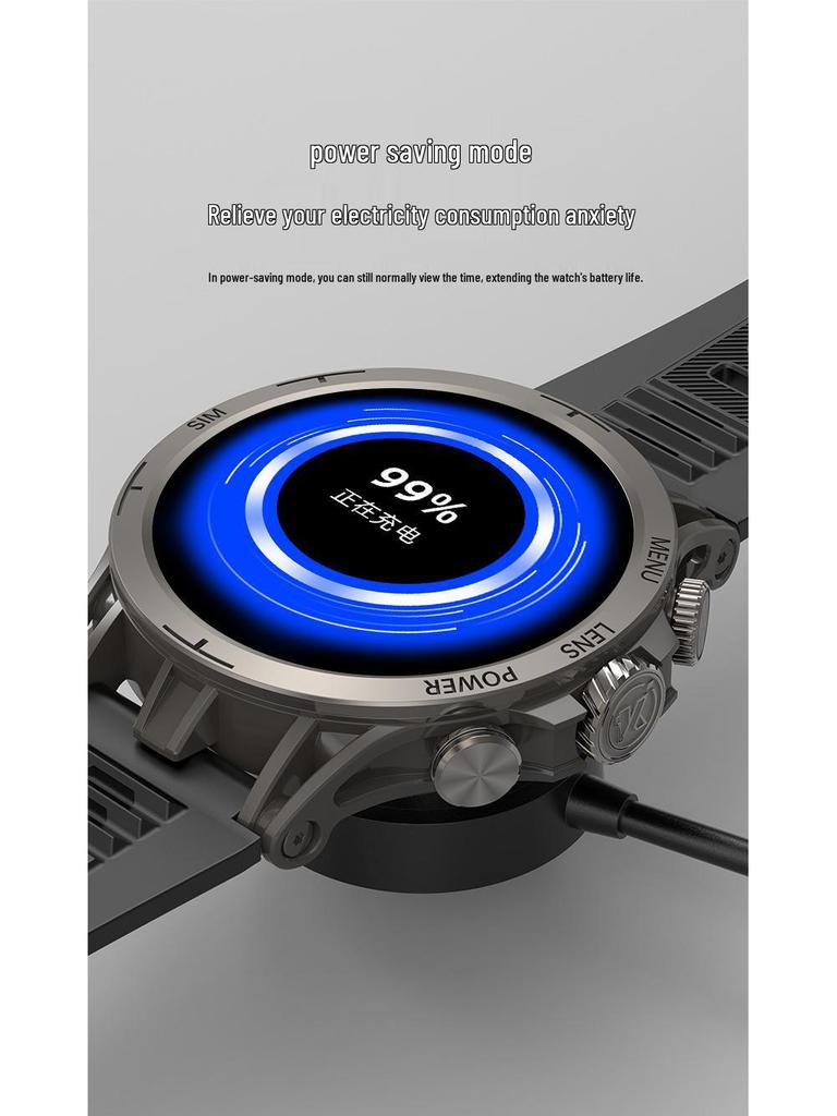 5G Smartwatch with Rotating Camera, Video Playback, Game Support, and Q85C Positioning