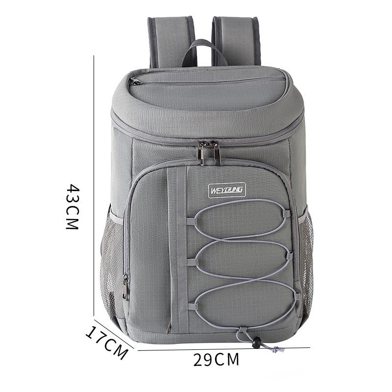 Oxford Cloth Leakproof Insulated Backpack - Outdoor Double Shoulder Picnic Bag
