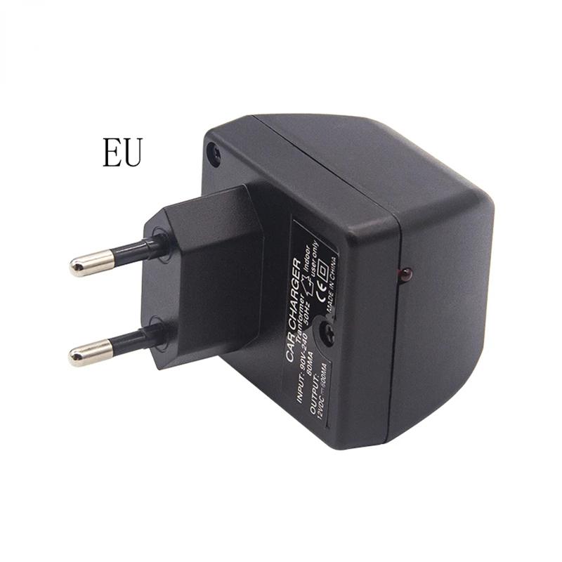 Car Socket Adapter 12V 500MA Car Cigarette Lighter AC To DC Power Adapter EU UK Plug Converter Wall Outlet Plug Auto Converter