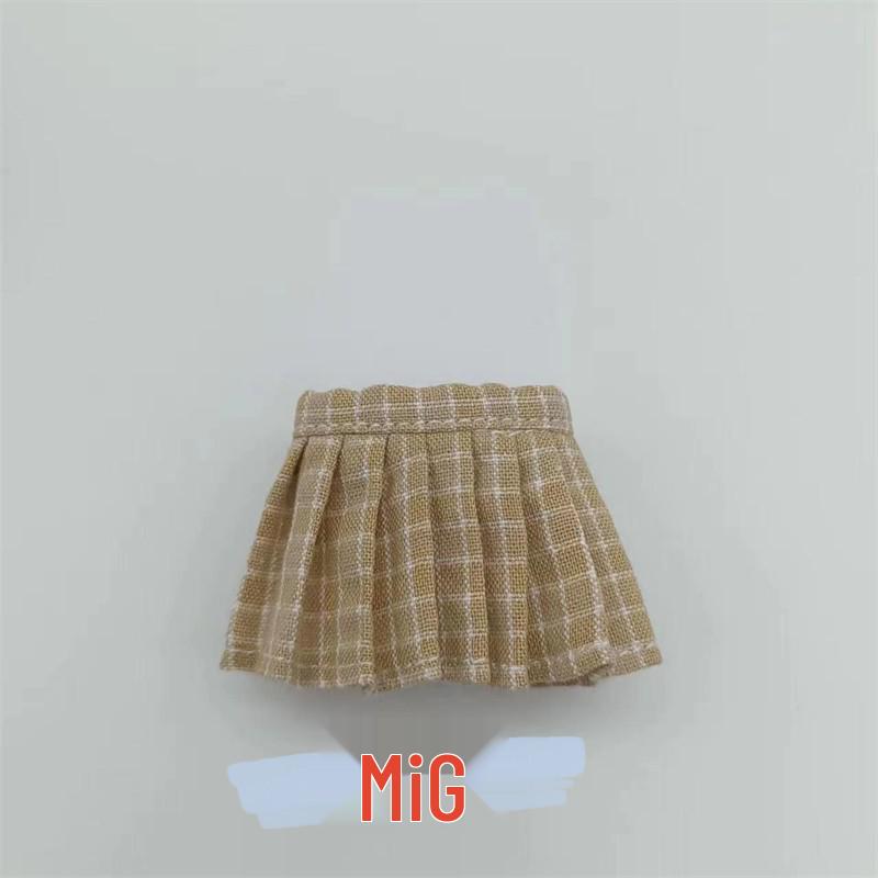 

Плиссированная юбка для куклы Ob11 BJD, тело 12 точек, летний наряд для куклы Mymy, совместима с телом GSC P9 OB11