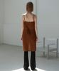 Mosyupamosyu Fluffy Layered Dress [Brown]