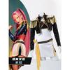 Anime KPop Dämonenjäger Mira Cosplay Kostüm Schwarz Gold Bühnenoutfit Huntrix Uniform Halloween Party Frauen Mädchen Karneval