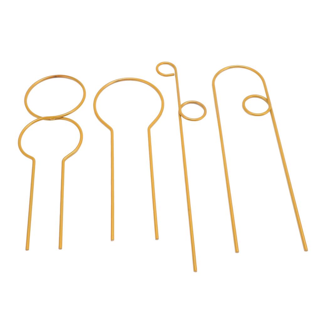 4pcs Plant   Rust Proof Stylish Metal Climbing Plant   for Home Garden Potted Plant