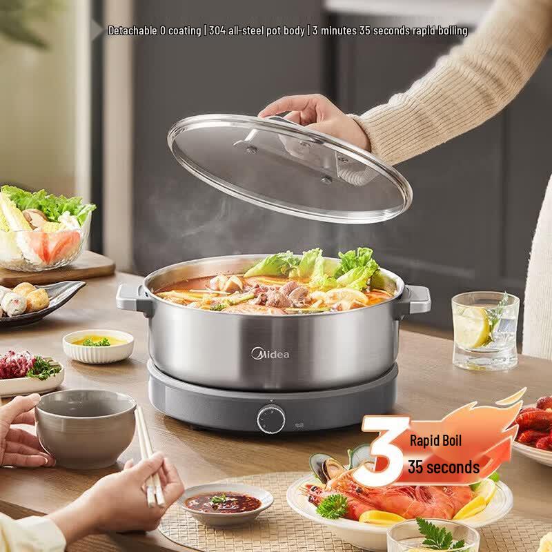 Мультиварка Midea 6,5 л, электрическая, многофункциональная, штепсель CN (адаптер в комплекте)