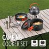 Takeda Corporation Cookware Black 18 x 18 x 12 cm Camping Cooker Set [Outdoor Set] 13-Piece CPCST-13