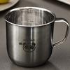 Reusable Coffee Cup With Handle 304 Stainless Steel Water Cup For Children 300ml Office Tea Milk Coffee Mug With Scale