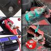2Pcs Car Battery Terminal Cables Connectors Car Bornes Main Cable Top Post Clamp12V 24V Terminal Screw Connection for Car Truck