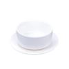QIANXING Ceramic Double-Handled Soup & Dessert Bowl Set