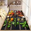 Colorful Assortment of Aromatic Spices Carpet Yoga Living Room Room Decor Children's Crawling Mat Doormat Area Rug