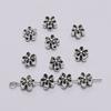 50pcs/lot 6mm Tibetan Antique Seed Spacer Flower Bead Loose Beads For DIY Jewelry Making Bracelet Necklace Earrings