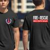 South Wales Firefighter Fire Department Rescue Rare Australia Logo T-Shirt