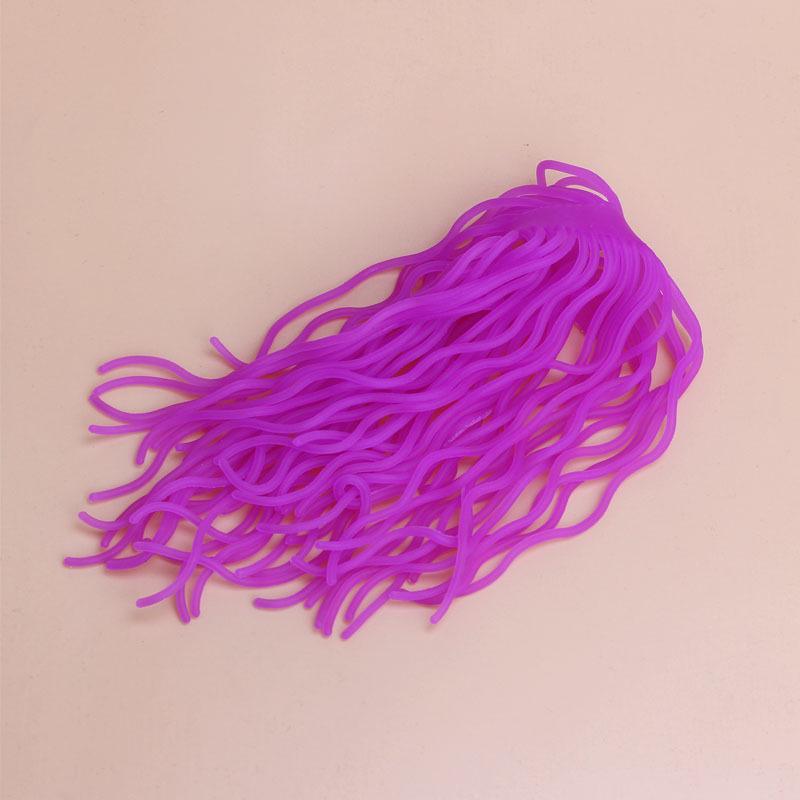 Luminous Italian Noodle Stress Relief Toy - Elastic Rubber Fidget Pull Rope