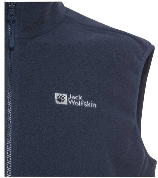 Куртка Jack Wolfskin Waldsteig FZ Vest M Мужская флисовая жилетка синего цвета полуночного неба