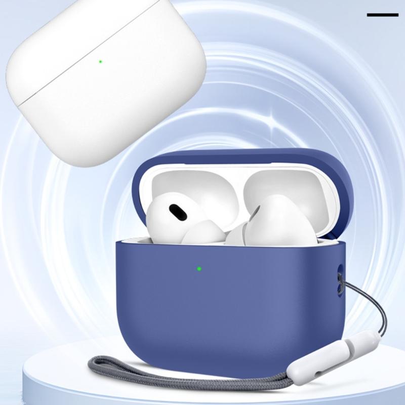 Portable Headphone Cover Premium Flexible Silicone Full Body Protections Pouch Shell for Pro3 Earbuds Active Users