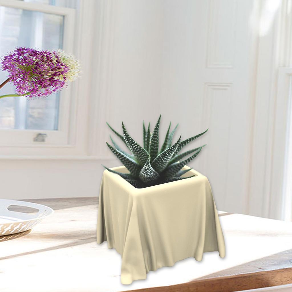 Silicone Mold Flower Pots Mold Succulent Planter Moulds Table Shape Concrete Casting Molds Suitable for Crafting Planter