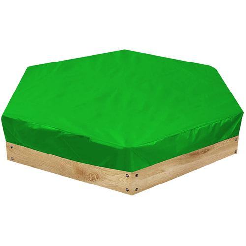 Hexagon Sandbox Cover Waterproof Anti-UV Dustproof 190T Polyester Taffeta Outdoor Sand Pit Covers Patio Furniture Protector