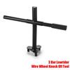 Steel Wire Wheel Knock Off Remover Tool with Non Slip Handle, 2 3 Bar Switchable Steel Wire Wheel Removal