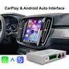 Wireless CarPlay Android Auto Retrofit Kit Decoder Box CarPlay Interface For Volvo V60 V90 S60 XC40 XC60 XC90 S60 S90 2017-2022
