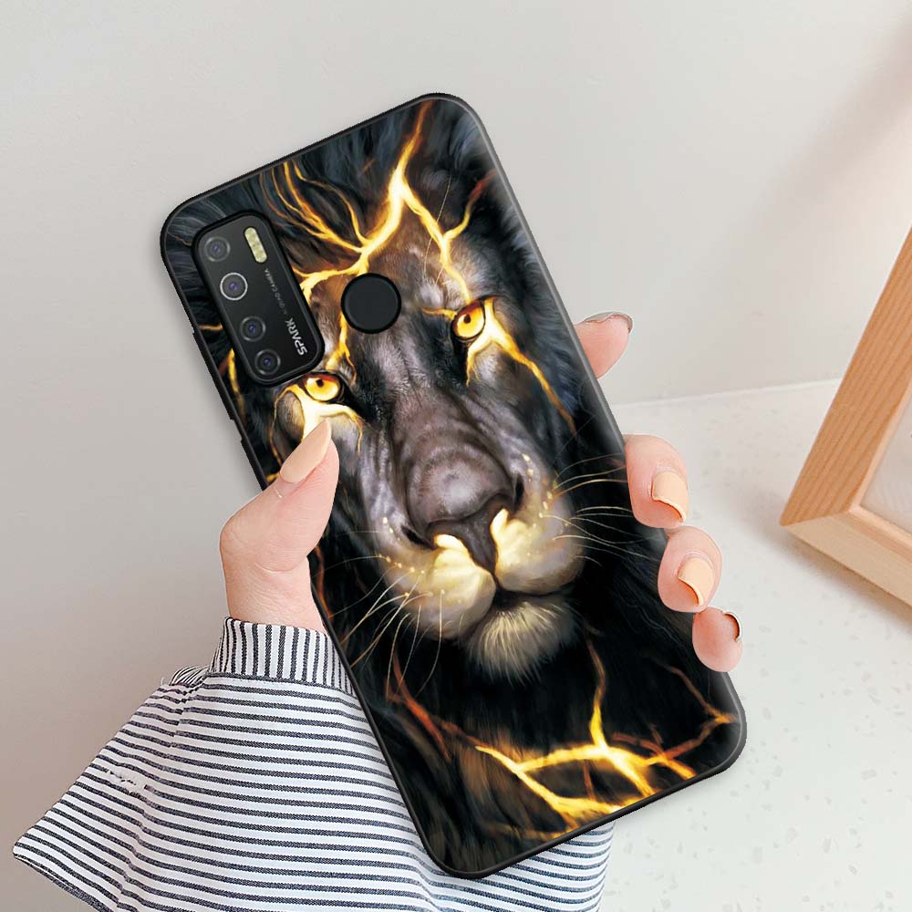 For Tecno Camon 15 Case Capa Case For Camon 15 Air Cute Silicone Soft TPU Phone Case For Tecno Camon15 15 Air Fundas Feather
