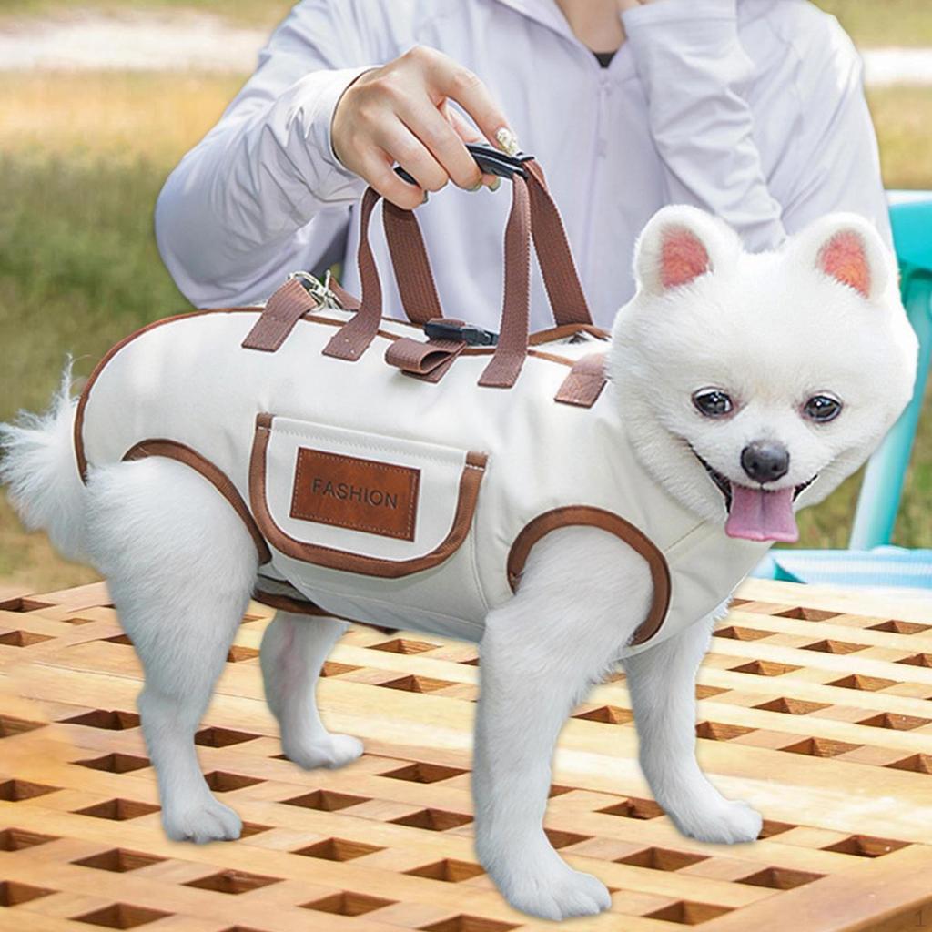 Dog Carrier Comfortable Practical Oxford Cloth Breathable Portable Travel Lift Harness