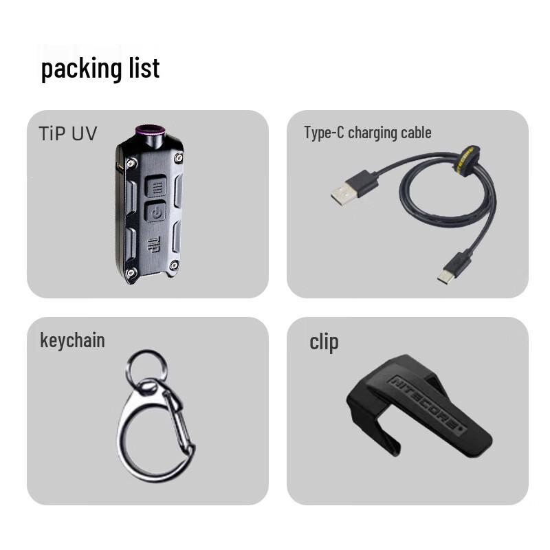 NITECORE TiP UV Appraisal Mini Flashlight