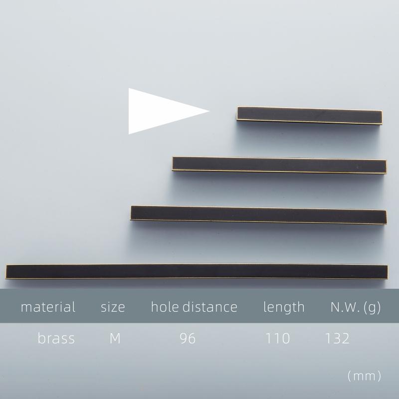 Dooroom Zoe Латунные Мебельные Ручки Длинные Современные Матовые Для Шкафа Комода Шкафчика Двери Ящика Ручки