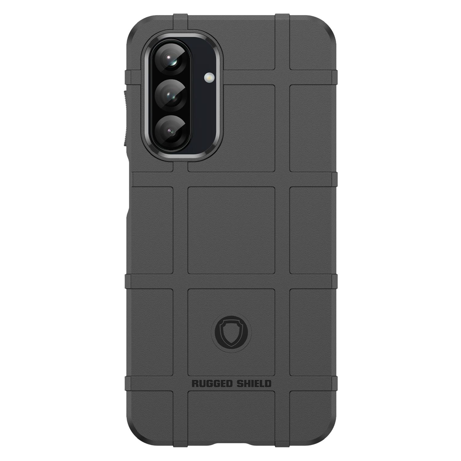 

For Samsung Galaxy A26 5G Case Grid Design Soft TPU Scratch-Proof Phone Cover Green