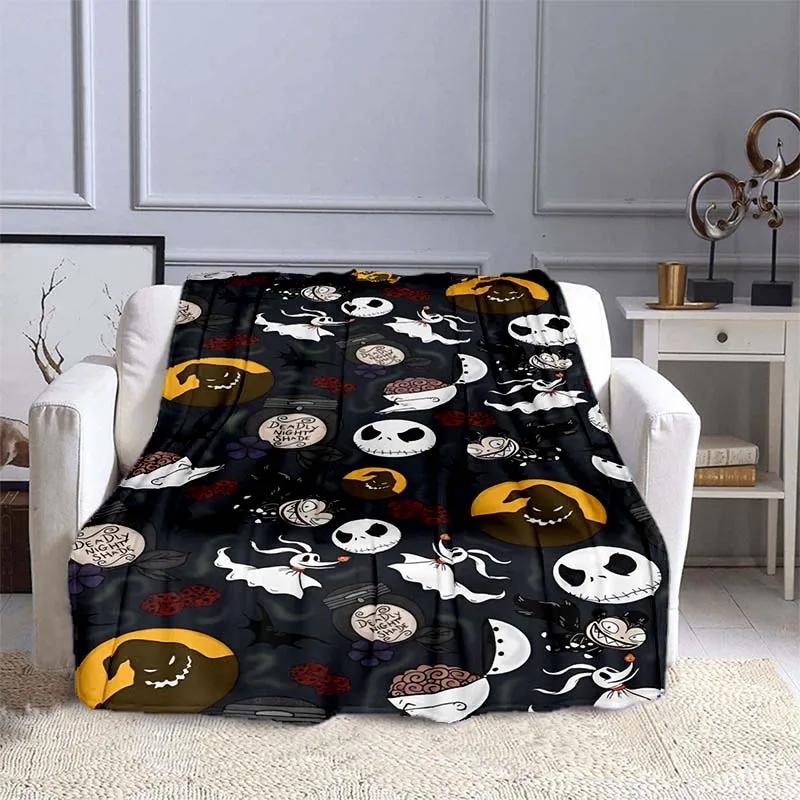 The Nightmare Before Christmas  Printed Blanket Kids Adult Blanket Soft Warm Bedding For Bed Sofa Travel Cover Blanket