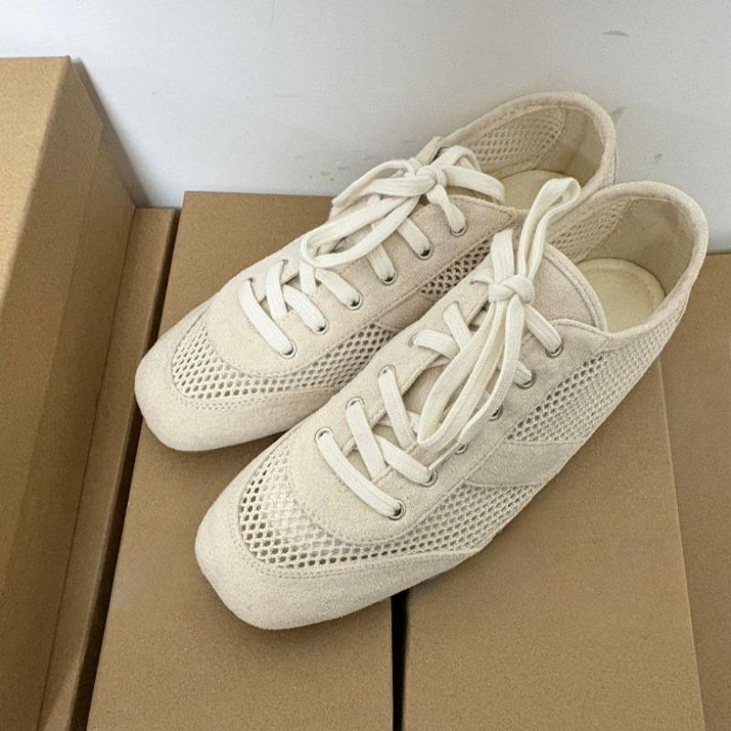 Fashion Lightweight Hollow Out Women Vulcanize Shoes 2025 Hot Sale Lace-up Comfortable Mesh Derby Sports Footwear Casual Female Sneakers