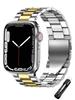Stainless Steel Replaceable Strap Wristband For Apple Watch Band S10 46mm 42mm 38/40/41/44/45/49mm For Apple Watch Ultra 9 8 7 6 5 4 3 2 1 SE Band